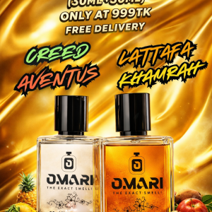 🍍 ☕️Creed Aventus & Lattafa Khamrah COMBO by Omari Bangladesh☕️🍍