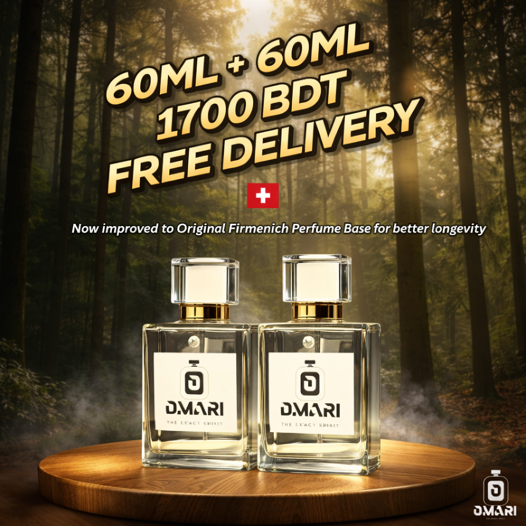 🎁 2 PC 60ML CUSTOM COMBO by Omari Bangladesh 🎁